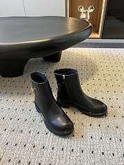 Dior 30 Montaigne Ankle Boot Black Calfskin - 4