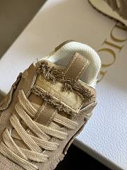 Dior Nude Suede Calfskin and Mesh Sneakers - 2