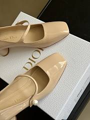 Dior Jolie Pump Nude Patent Calfskin - 5