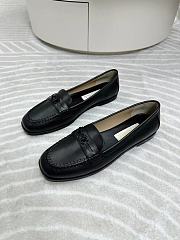 Chanel Black Oxford Loafers - 3