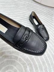 Chanel Black Oxford Loafers - 2