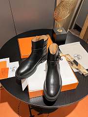 Hermes Black Veo Ankle Boots - 5