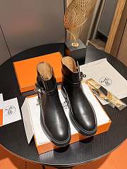 Hermes Black Veo Ankle Boots - 4