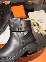 Hermes Black Veo Ankle Boots - 3