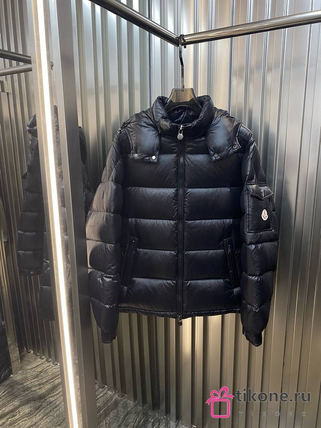 Moncler Maya Black Down Jacket - 1