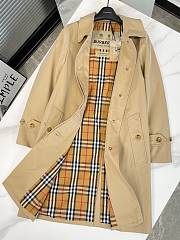 Burberry Women The Pimlico Heritage Car Coat Beige - 5