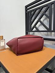 Loewe Small Squeeze Burgundy Bag - 29x24x10.5cm - 5