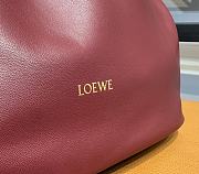 Loewe Small Squeeze Burgundy Bag - 29x24x10.5cm - 4