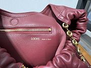 Loewe Small Squeeze Burgundy Bag - 29x24x10.5cm - 2