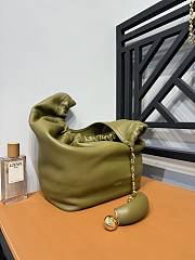 Loewe Medium Squeeze Olive Bag - 34x33x13.5cm - 3