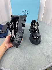 Prada Monolith Black Chunky-sole Leather Loafers - 5