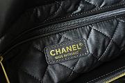  Chanel 22 Black Smooth Leather - 39x42x8cm - 2