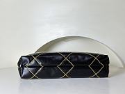 Chanel 22 Medium Black Smooth Leather - 35x37x7cm - 5