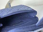 Chanel Vintage Blue Denim Flap Bag 17cm - 5