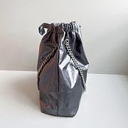 Balenciaga Large Grey Silver Bucket Bag - 46x39x14cm - 3