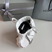 Balenciaga Small White Crush Tote - 32x27x10cm - 4