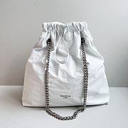 Balenciaga Large White Crush Tote - 46x39x14cm - 1