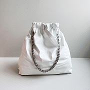 Balenciaga Large White Crush Tote - 46x39x14cm - 6