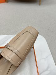 Hermes Beige Mastic Groupie Mule - 2