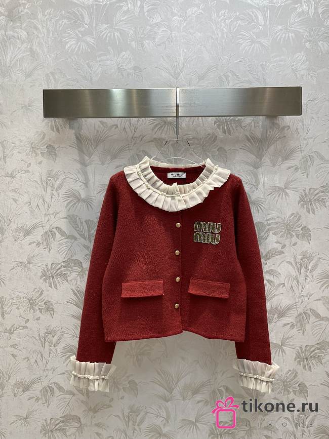 Miumiu Red Cardigan - 1