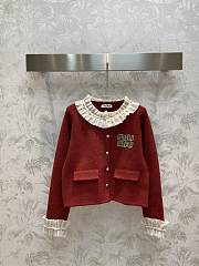 Miumiu Red Cardigan - 1