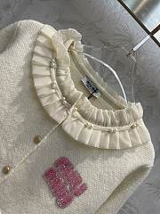 Miumiu MM White Cardigan - 5