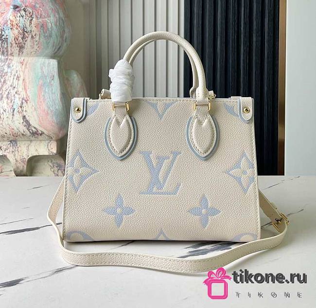 Louis Vuitton OnTheGo Blue Monogram - 25x19x11cm - 1