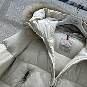 Moncler Laiche White Winter Down Coat - 3