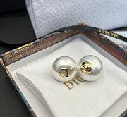 Dior CD Pearl Earrings - 4