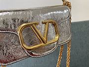 Valentino VLogo Signature Silver Handbag - 20x11x5cm - 2