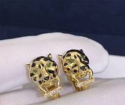 Cartier Panthere Gold Diamond Earrings - 3