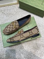 Gucci Jordan GG Canvas Horsebit Loafers - 2