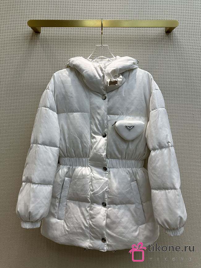 Prada White Down Jacket - 1