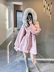 Santa Pink Down Coat - 1