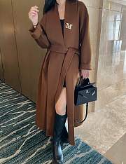 Maxmara Brown Long Coat - 3