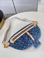 Louis Vuitton M46837 Denim Monogram Bumbag - 38x16x8cm - 1