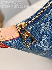 Louis Vuitton Blue Monogram Denim Baggy - 20.5x6x16cm - 4