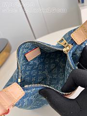 Louis Vuitton Blue Monogram Denim Baggy - 20.5x6x16cm - 2