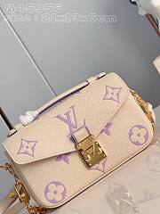 LV Pochette Métis East West White/Violet - 21.5x13.5x6cm - 1