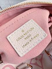 LV Speedy 20 Bandouliere White/Pink - 20.5x13.5x12cm - 2