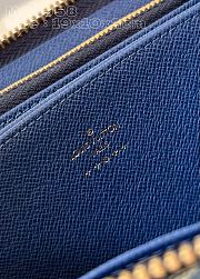 Louis Vuitton Blue Denim Long Zippy Wallet - 19.5x10.5x2.5cm - 4