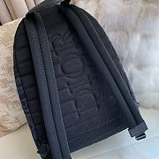 Dior Rider Backpack Black Oversized Oblique Print - 30x42x15cm - 4