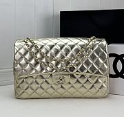 Chanel Large Gold Flap Bag Gold Hardware - 38x27x12cm - 1