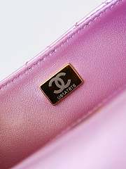 Chanel 19 Metallic Mirror Calfskin & Metallic Lambskin Purple - 2