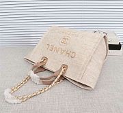 Chanel Natural Canvas Large Deauville Tote - 38cm - 5