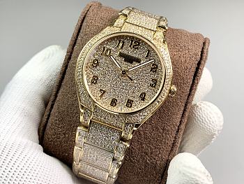 Patek Philippe Rose Gold Full Diamond Watch