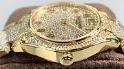 Patek Philippe Rose Gold Full Diamond Watch - 3