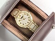 Patek Philippe Rose Gold Full Diamond Watch - 2