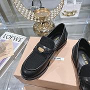 Miumiu Black Oxford Shoes - 5