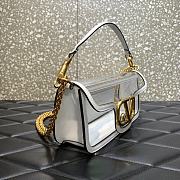 Valentino Loco Clear White Polymer Shoulder Bag - 27x13x6cm - 3